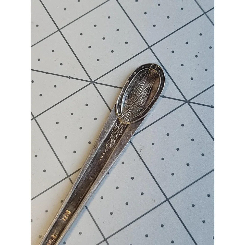 Vintage Silver Plate George Washington Mt Vernon William Rogers Souvenir Spoon